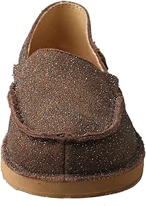 Amazon.com | Twisted X Kids Chocolate Shimmer Loafer Chocolate 2.5